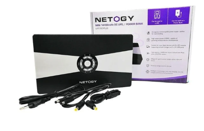 NETOGY Mini 14400mAh DC UPS / Power Bank NETOGY Mini 14400mAh DC UPS / Power Bank