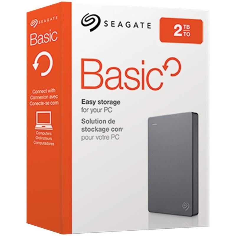 Seagate Basic 2TB 2.5 External Portable USB 3.0