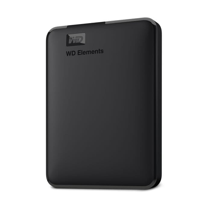 WD Elements Portable 4TB Black  External Hard Drive